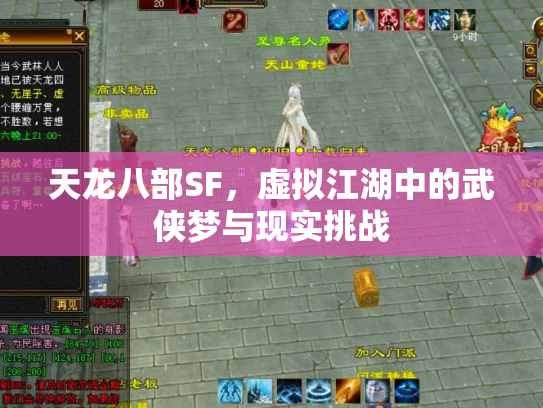 天龙八部SF，虚拟江湖中的武侠梦与现实挑战
