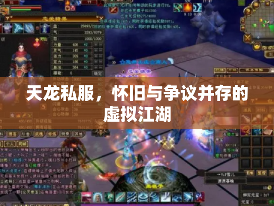 天龙私服，怀旧与争议并存的虚拟江湖
