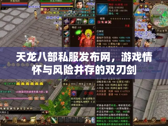 天龙八部私服发布网，游戏情怀与风险并存的双刃剑