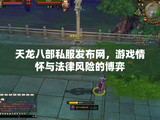 天龙八部私服发布网，游戏情怀与法律风险的博弈