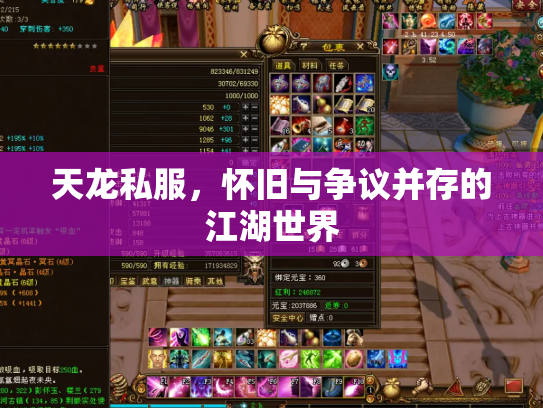天龙私服，怀旧与争议并存的江湖世界
