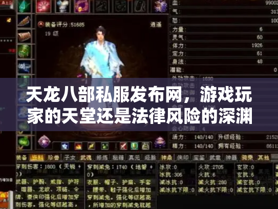 天龙八部私服发布网，游戏玩家的天堂还是法律风险的深渊？