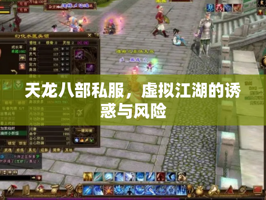 天龙八部私服，虚拟江湖的诱惑与风险