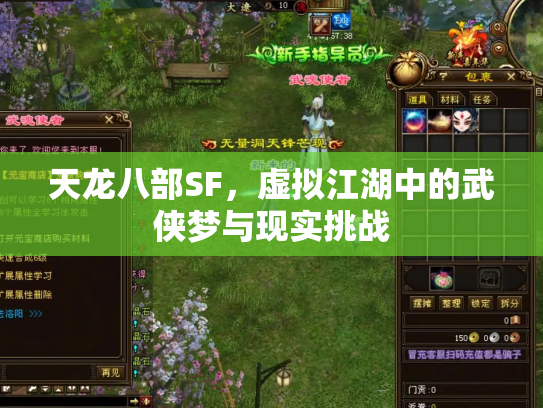 天龙八部SF，虚拟江湖中的武侠梦与现实挑战