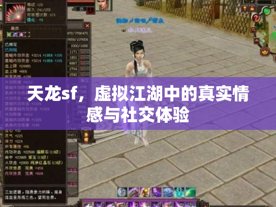 天龙sf，虚拟江湖中的真实情感与社交体验