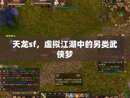 天龙sf，虚拟江湖中的另类武侠梦