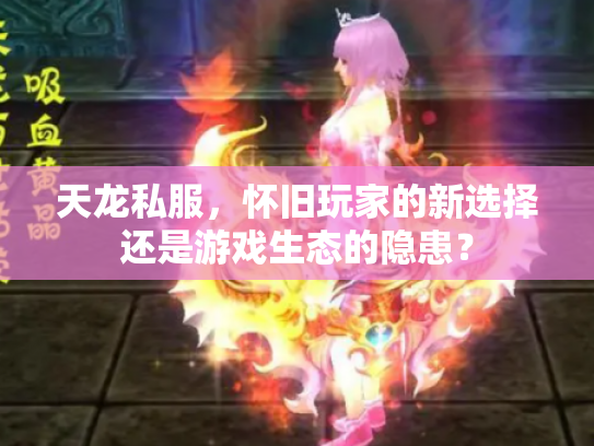 天龙私服，怀旧玩家的新选择还是游戏生态的隐患？