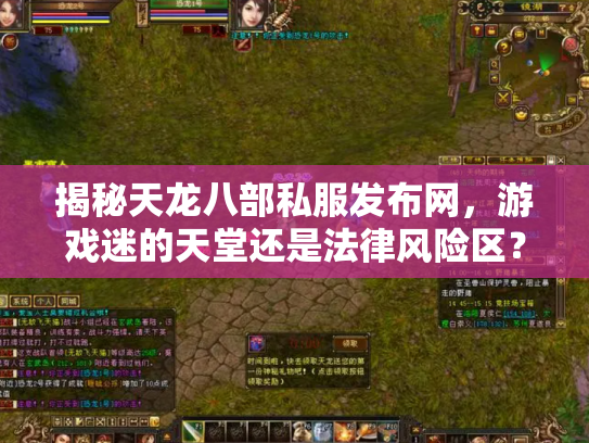 揭秘天龙八部私服发布网，游戏迷的天堂还是法律风险区？