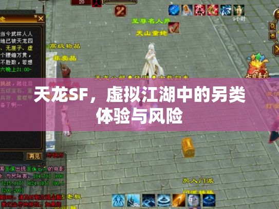 天龙SF，虚拟江湖中的另类体验与风险