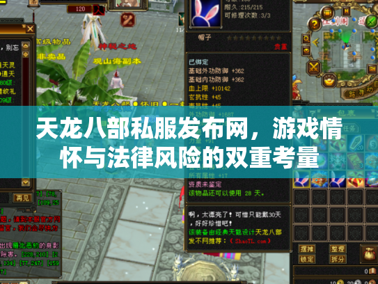 天龙八部私服发布网，游戏情怀与法律风险的双重考量