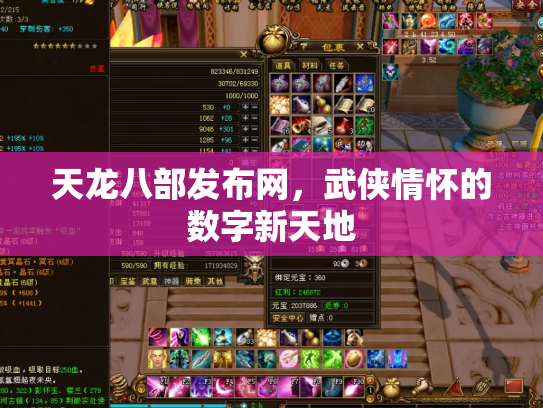 天龙八部发布网，武侠情怀的数字新天地