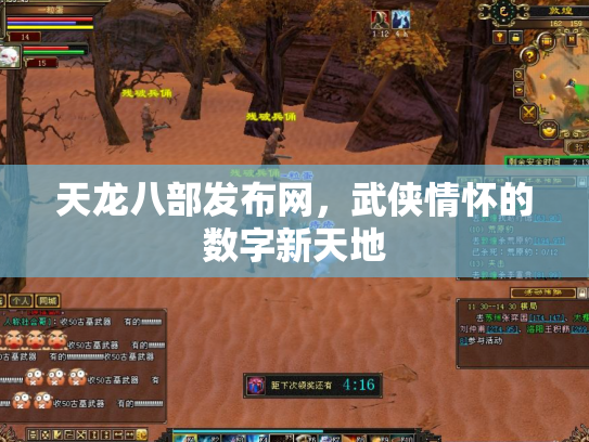 天龙八部发布网，武侠情怀的数字新天地