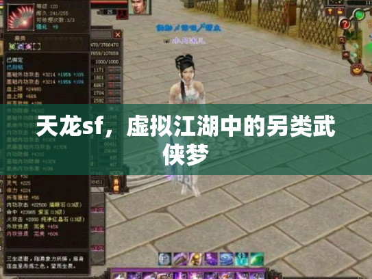 天龙sf，虚拟江湖中的另类武侠梦