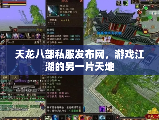 天龙八部私服发布网，游戏江湖的另一片天地