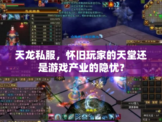 天龙私服，怀旧玩家的天堂还是游戏产业的隐忧？