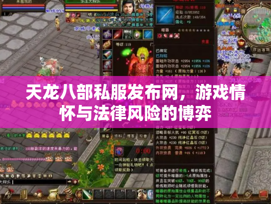 天龙八部私服发布网，游戏情怀与法律风险的博弈