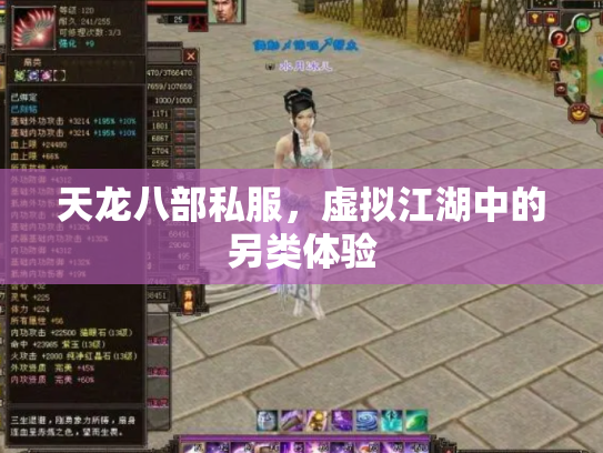 天龙八部私服，虚拟江湖中的另类体验