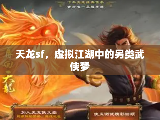 天龙sf，虚拟江湖中的另类武侠梦