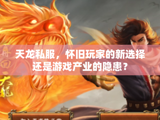 天龙私服，怀旧玩家的新选择还是游戏产业的隐患？