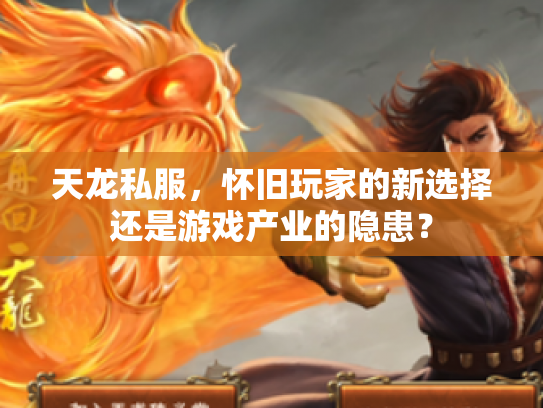 天龙私服，怀旧玩家的新选择还是游戏产业的隐患？