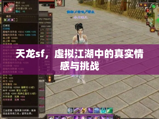 天龙sf，虚拟江湖中的真实情感与挑战