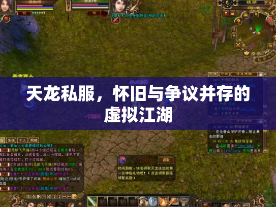 天龙私服，怀旧与争议并存的虚拟江湖