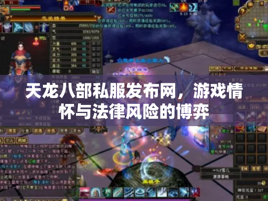 天龙八部私服发布网，游戏情怀与法律风险的博弈