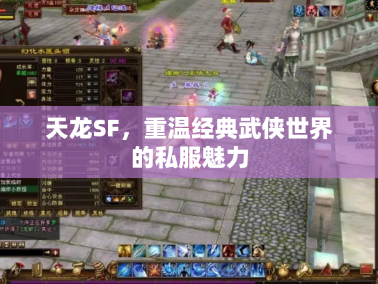 天龙SF，重温经典武侠世界的私服魅力