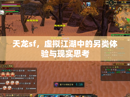 天龙sf，虚拟江湖中的另类体验与现实思考