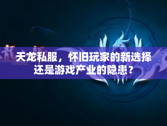 天龙私服，怀旧玩家的新选择还是游戏产业的隐患？