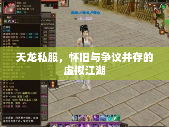 天龙私服，怀旧与争议并存的虚拟江湖