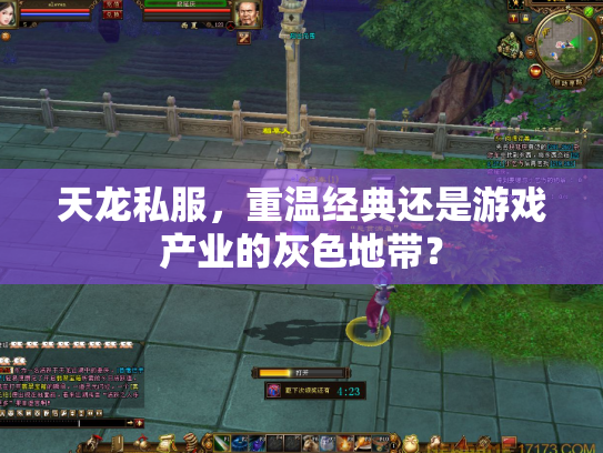 天龙私服，重温经典还是游戏产业的灰色地带？