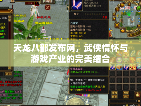 天龙八部发布网，武侠情怀与游戏产业的完美结合