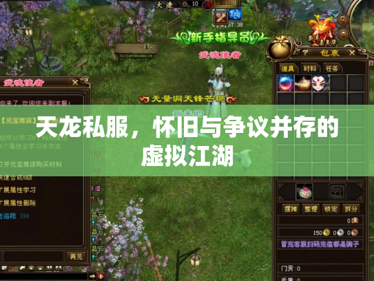 天龙私服，怀旧与争议并存的虚拟江湖