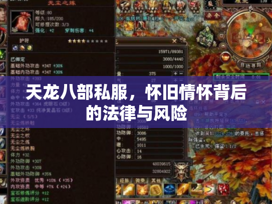 天龙八部私服，怀旧情怀背后的法律与风险