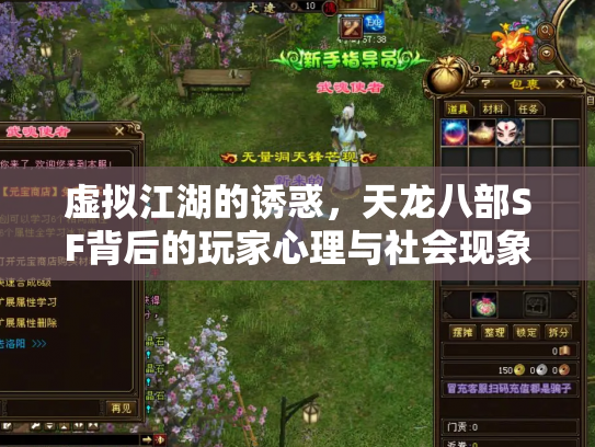 虚拟江湖的诱惑，天龙八部SF背后的玩家心理与社会现象