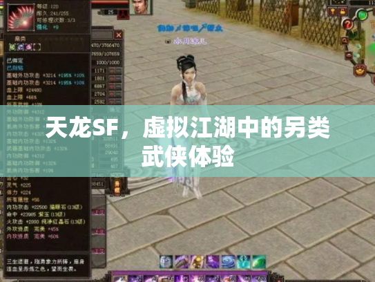 天龙SF，虚拟江湖中的另类武侠体验