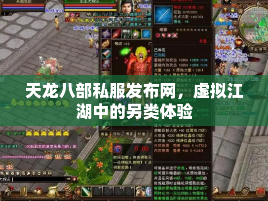 天龙八部私服发布网，虚拟江湖中的另类体验