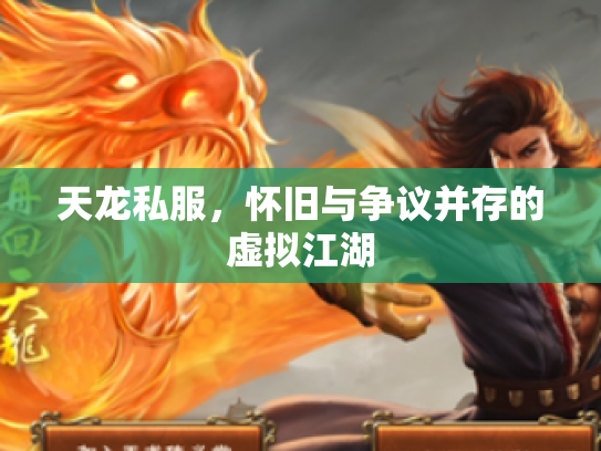 天龙私服，怀旧与争议并存的虚拟江湖