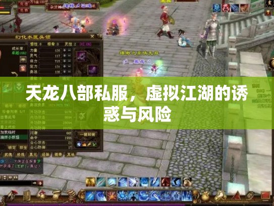 天龙八部私服，虚拟江湖的诱惑与风险