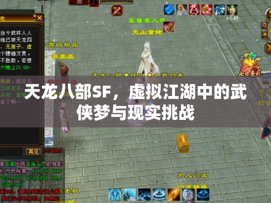 天龙八部SF，虚拟江湖中的武侠梦与现实挑战
