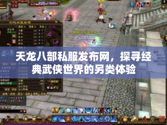 天龙八部私服发布网，探寻经典武侠世界的另类体验
