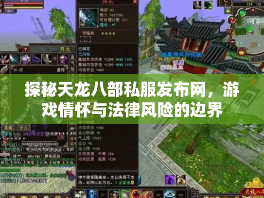 探秘天龙八部私服发布网，游戏情怀与法律风险的边界