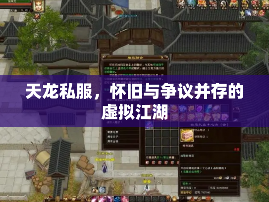 天龙私服，怀旧与争议并存的虚拟江湖