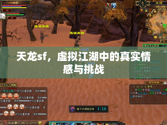 天龙sf，虚拟江湖中的真实情感与挑战