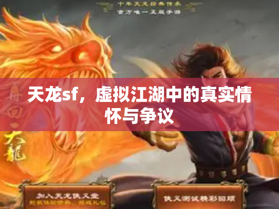 天龙sf，虚拟江湖中的真实情怀与争议