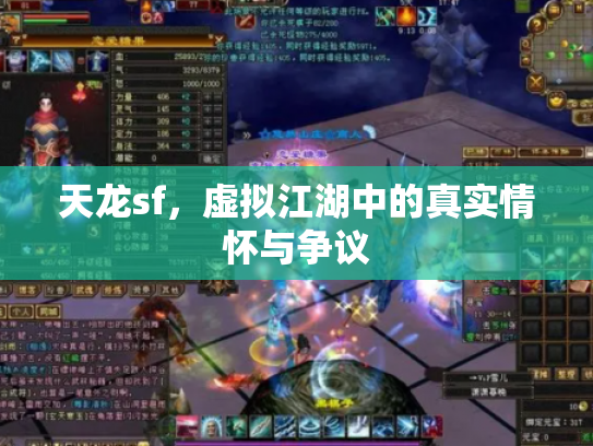 天龙sf，虚拟江湖中的真实情怀与争议