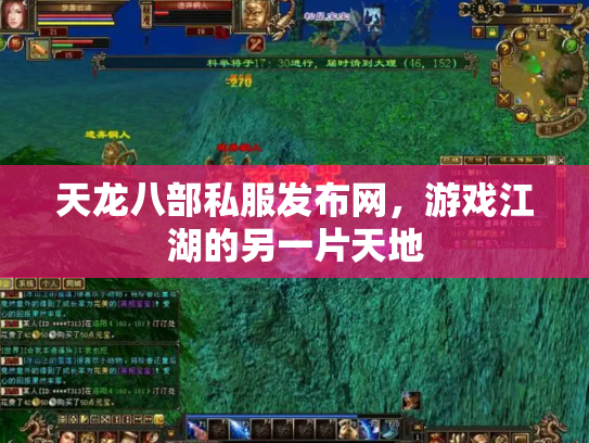 天龙八部私服发布网，游戏江湖的另一片天地