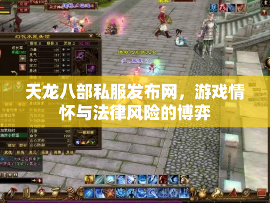 天龙八部私服发布网，游戏情怀与法律风险的博弈