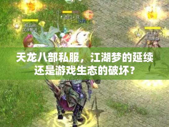 天龙八部私服，江湖梦的延续还是游戏生态的破坏？